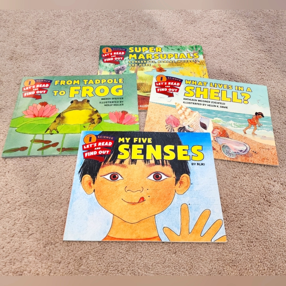 4 Let's Read About It books Bundle
